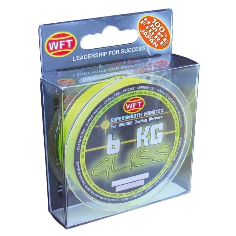 WFT Gliss KG Yellow 150m 0.10mm 4kg Geflochtene Schnur Spinnfischen gelb Angebot