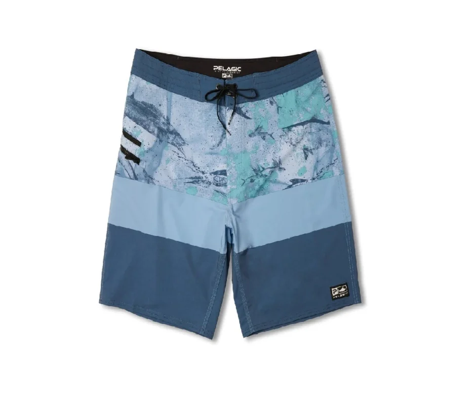 Pelagic Strike - Open Seas Camo Boardshorts Bekleidung Meeresfischen Shorts Aktuell