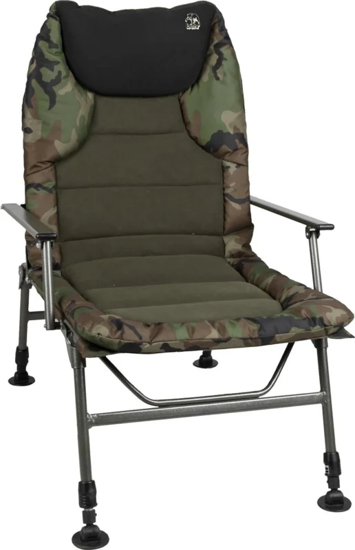Nur Für Kurze Zeit Behr Trendex Karpfenstuhl Camou mit Armlehnen