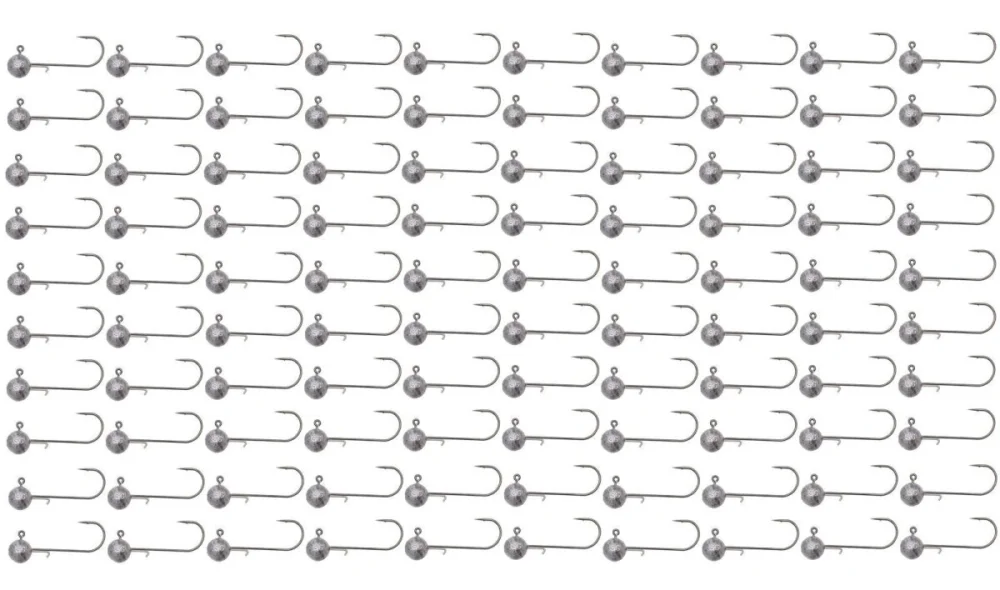 Savage Gear Ball Jigheads Gr.4/0 18G 100 Stück bleifrei Jig-Köpfe Bulk XXL Packung Echt