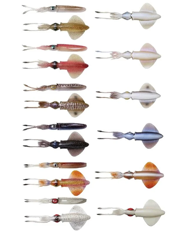 Meistverkauft Savage Gear 3D Swim Squid Tintenfischimitate 9,5cm - 25cm Meeresköder