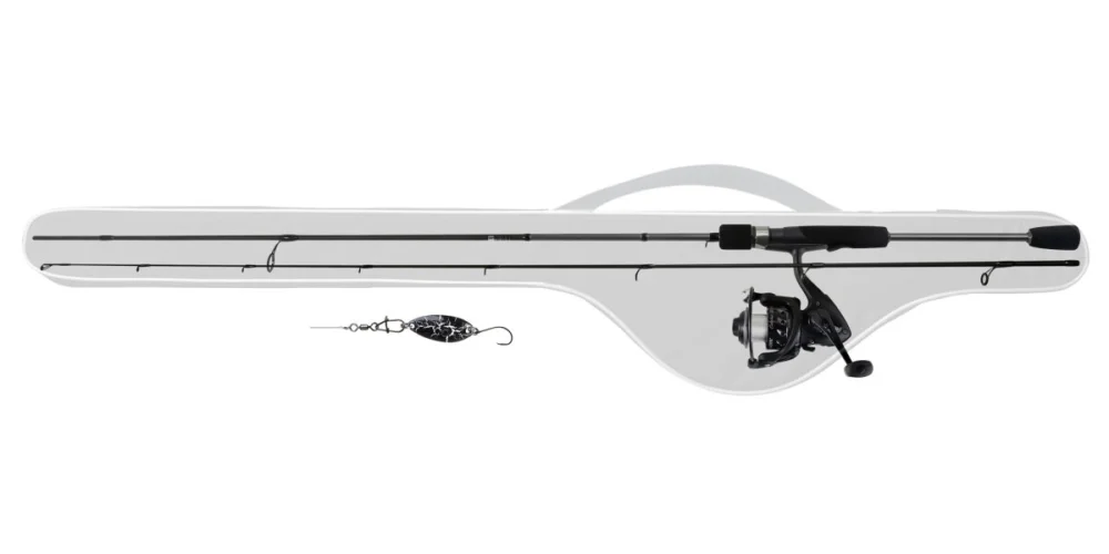 Begrenztes Angebot Paladin Carbon UL Combo 1,98m 0,5-7g Angelset Spinnrute Rolle Schnur Ultralight