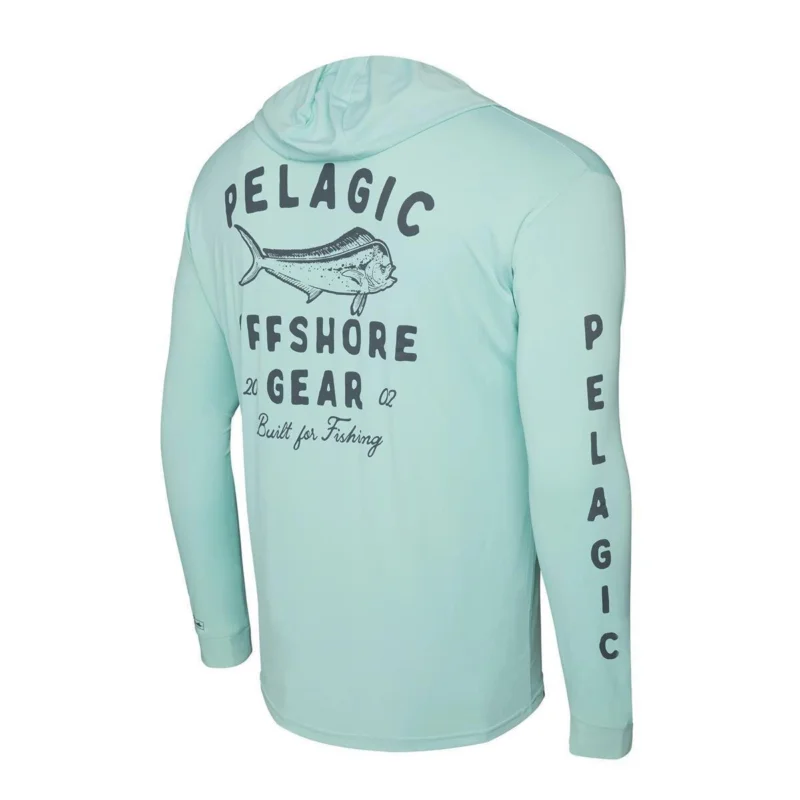 Günstig Pelagic Aquatek Hooded Whos UR Mahi Gr.XL Anglershirt Sonnen-Funktionsshirt