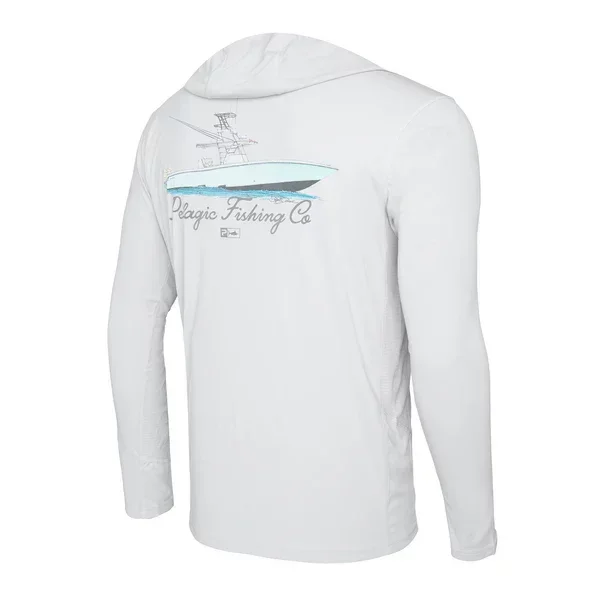 Pelagic Vaportek Hood-Goione CenterCon Gr.XL Anglershirt Sonnen-Funktionsshirt Bestpreis