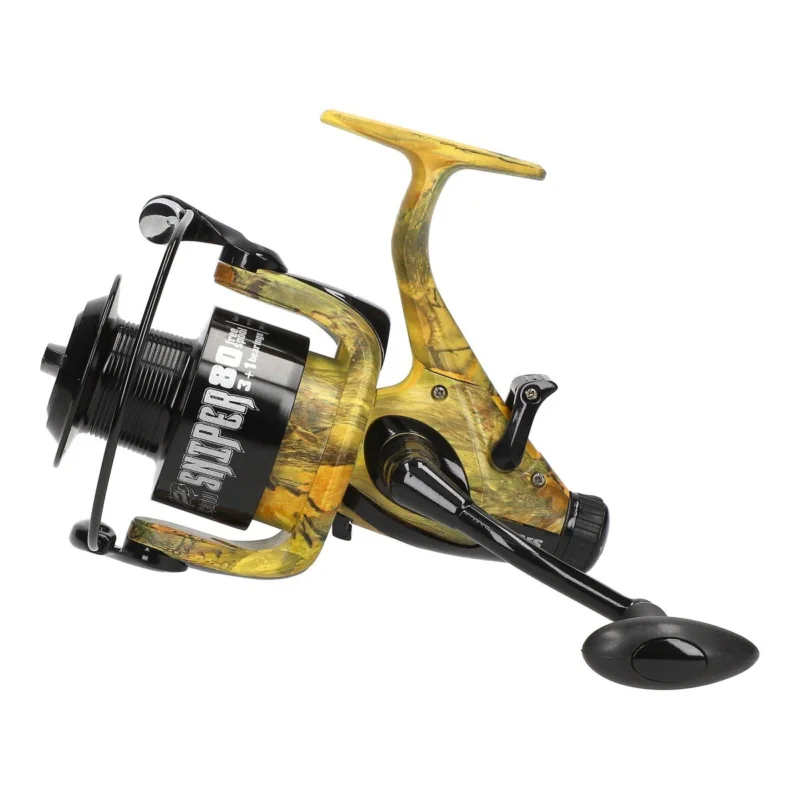 Lineaeffe TS Freilaufrolle Camou Sniper 80 Karpfenrolle Angelrolle Heißes Angebot