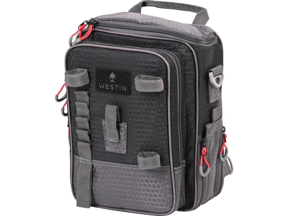 Preisknaller Westin W4 Street Bag Angeltasche Tackle Bad Pro 3 Boxen M schwarz Rucksack