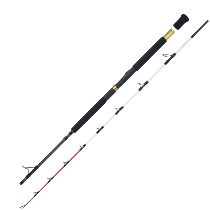 WFT Adventure Deep Water 2,15m 50lbs 200-1200g Bootsrute Meeresrute für Elektro-Rolle Geprüft