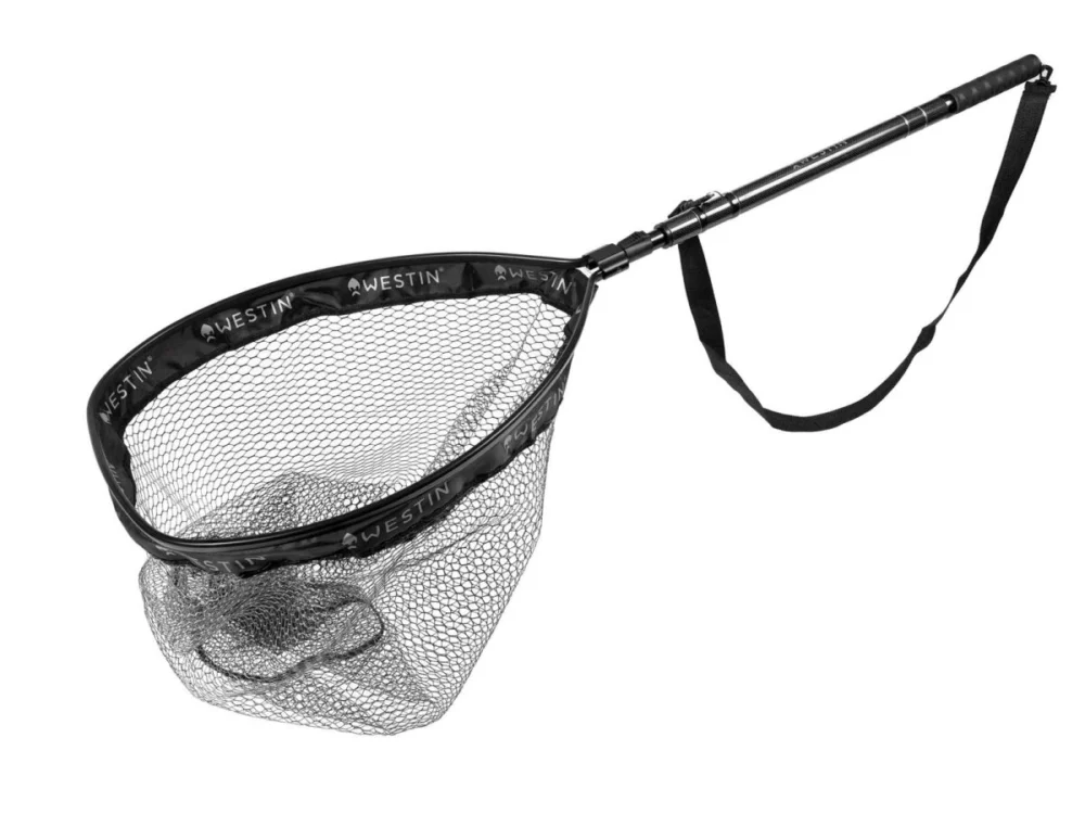 Westin W6 C&R TELESCOPIC LANDING NET 3M 3M S 38W CM X 45L CM X 50 CM DEPTH HANDLE LENGTH 63/300CM Schnäppchen