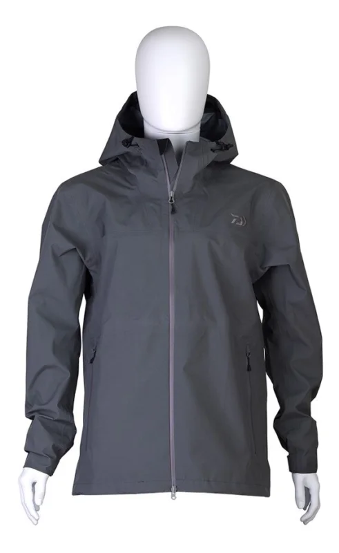 Daiwa Rainmax Stretch Rain Jacket Gr. XL Gray atmungsaktiv Schnäppchen