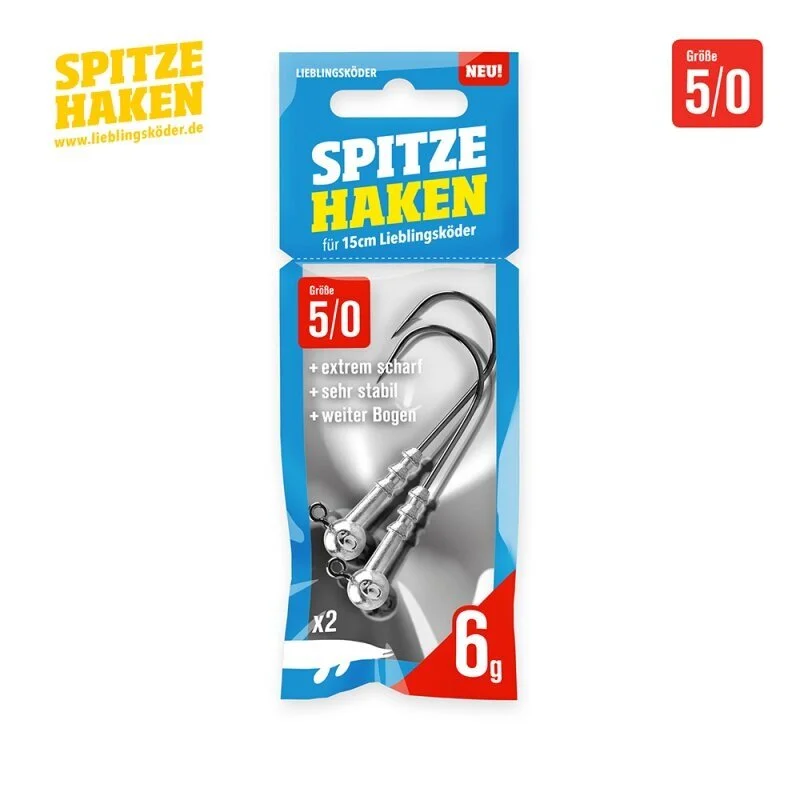 Online Kaufen Lieblingsköder Spitze Haken #5/0 Jighaken 6g 2 Stück Jigheads