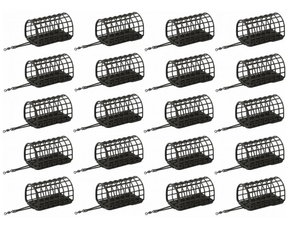 Letzte Chance 20x Daiwa N'Zon Tunnel Cage Feeder XXL Packungen 40g - 120g Futterkörbe