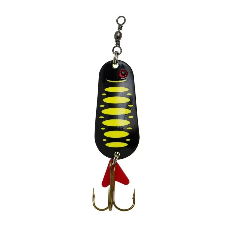 DAM Effzett FZ Standard Spoon 10cm / 60g Fluo Yellow Black UV Blinker Mega-Angebot