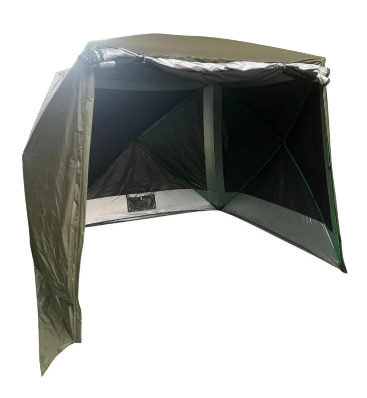 Nur Heute JAMES COOK POP UP BASECAMP Angelzelt 3-Mann Social-Shelter