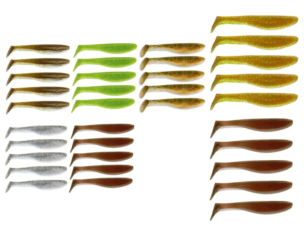 Rabatt 7 Packungen Cormoran K-Don S9 Gummifische 5-8cm 35 Stk. Gummiköder