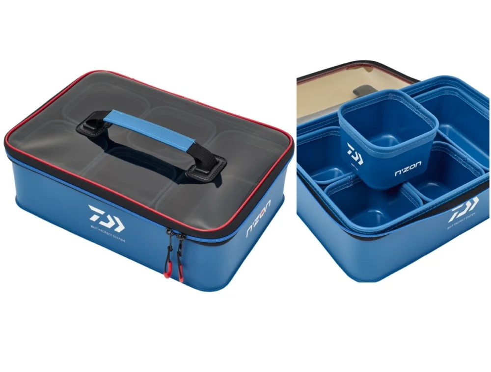 Daiwa N'Zon EVA Bait Protect System für Kleinteile Futter Köder Echt