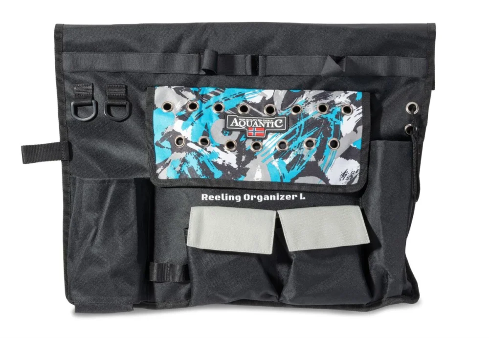 Billig Aquantic Reeling Organizer L Tasche für Bordwand Meeresangeln