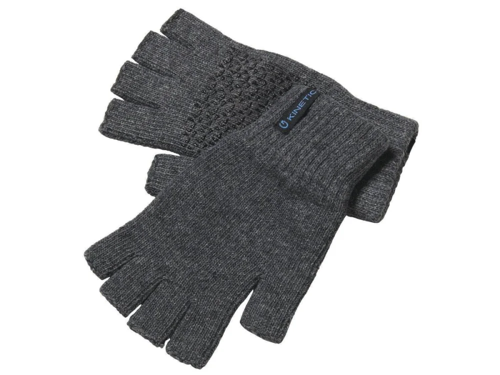 Letzte Chance KINETIC WOOL GLOVE HALF FINGERS S/M GREY