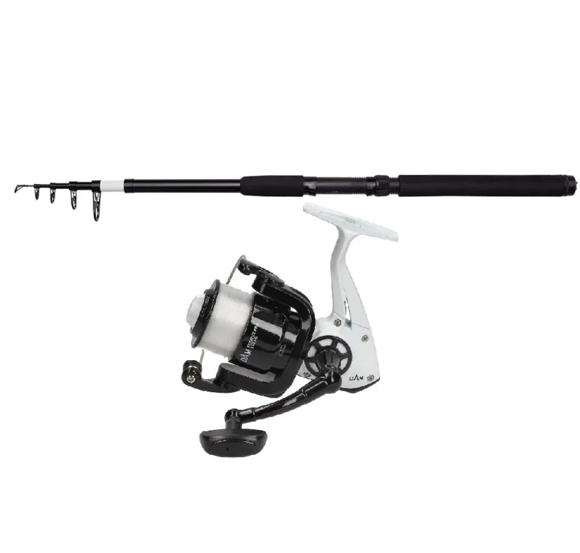 Top-Seller DAM Telecombo 3,60m / 30-60g + Rolle + Schnur Angelset Teleskopangelset