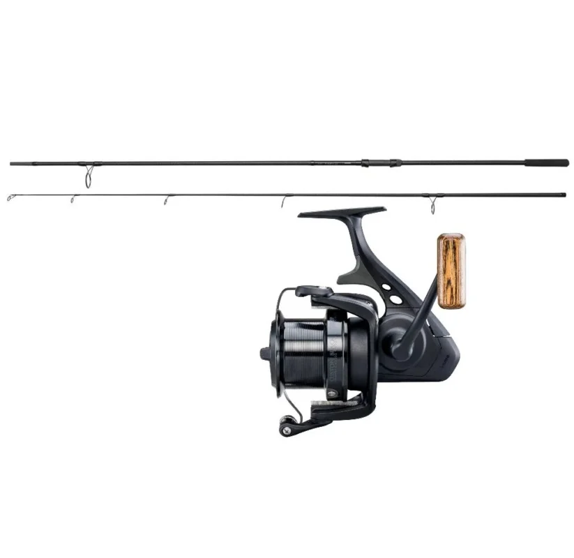Okuma Karpfencombo 12ft 3,60m 3,25lbs + Custom Black 80 Karpfenrolle Angelset Online Kaufen