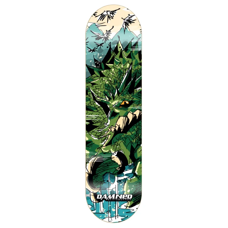 Saisonangebot Damned Skateboard Deck DS Draco Ventum 8.25