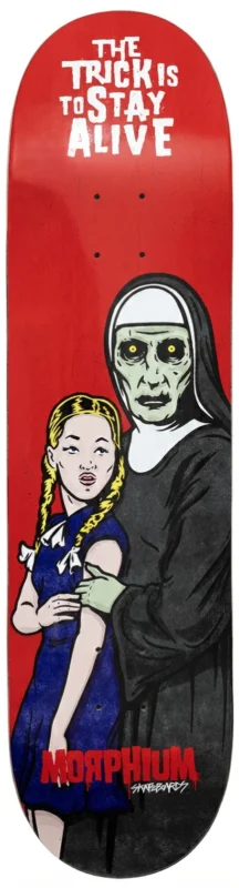 Letzte Chance Morphium The Nun Skateboard Deck 7.63