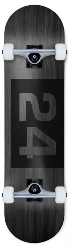 Must-Have Skateshop24 komplett Skateboard - 24 black 8.37