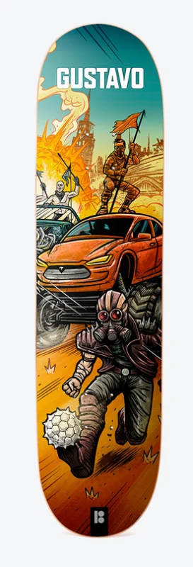 Aktuell Plan B Gustavo Supercharged Skateboard Deck 8.0