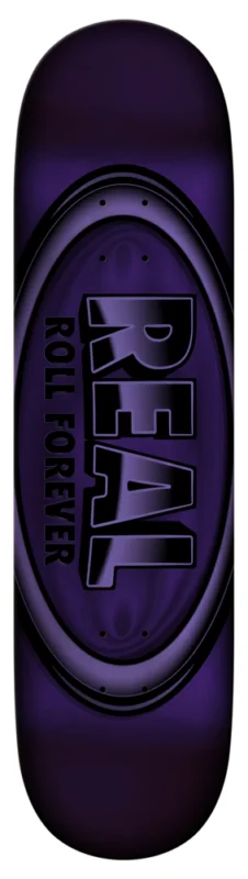 Real Skateboard Deck DBX Oval Purple Foil 8,38 Solange Der Vorrat Reicht
