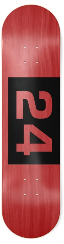 Jetzt Bestellen Skateshop24 - 24 black Skateboard Deck 8.25