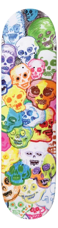 Beliebt BAKER Deck RAINBOW SKULLS RH 8.0