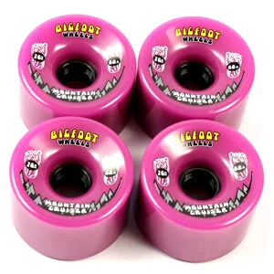 Bigfoot Mountain Cruiser Longboard Wheels Purple 76mm 80a Schnäppchen